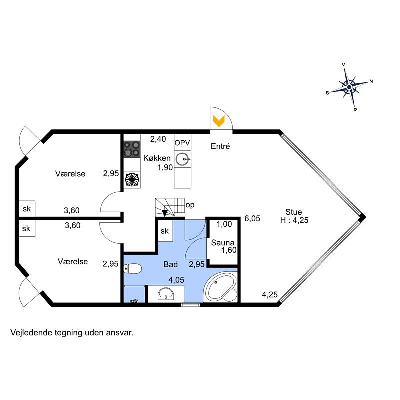 Indretning 1-174 Sommerhus M12008, Marielyst Strandpark 112, DK - 4873 Væggerløse