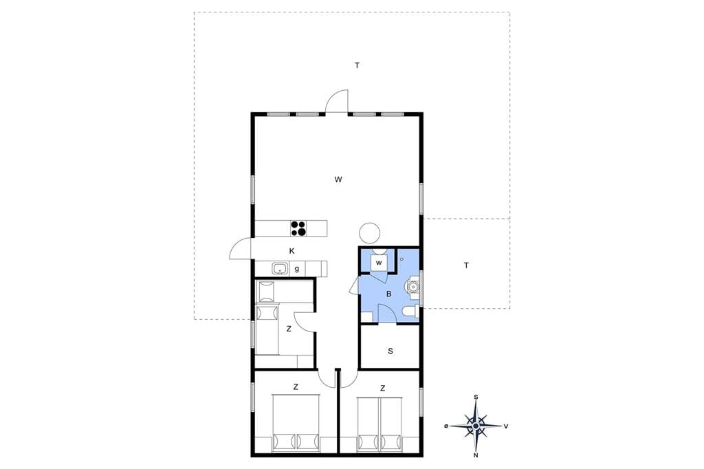Innenausstattung 1-10 Ferienhaus 2620, Kolonivejen 9, DK - 3730 Nexø