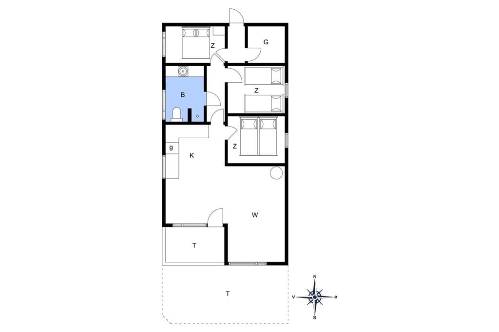 Interieur 1-172 Vakantiehuis JB984, Revlingestien 14, DK - 9690 Fjerritslev