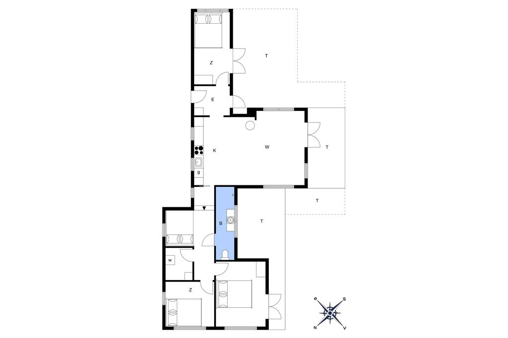 Indretning 1-17 Sommerhus 11126, Heimdals Alle 17, DK - 4500 Nykøbing Sj