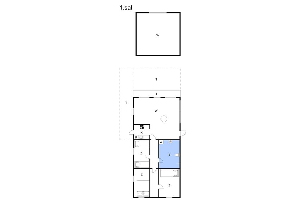 Indretning 1-11 Sommerhus 0314, Kliren 3, DK - 6792 Rømø
