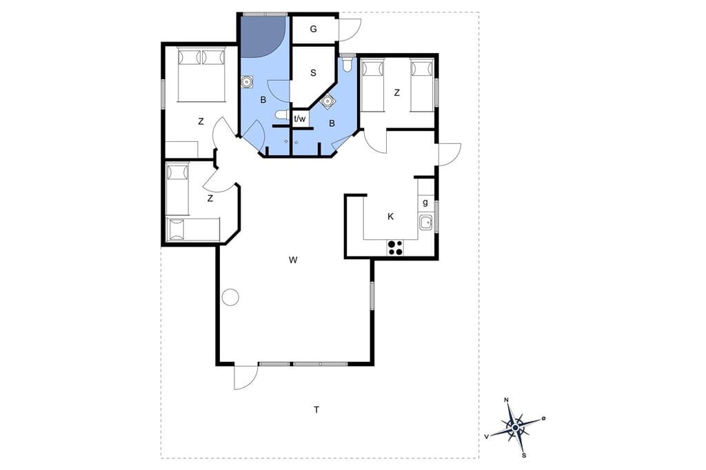 Innredning 1-22 Feirehus C11514, Tues Drøwt 4, DK - 6893 Hemmet