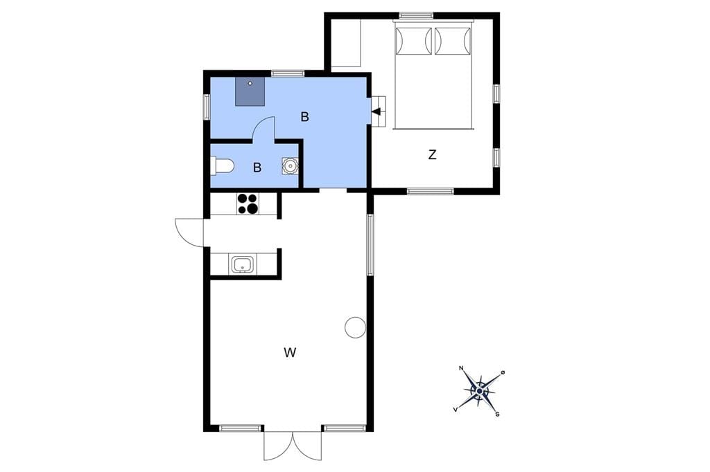 Indretning 1-1336 Sommerhus 1021, Timianstien 2, DK - 3390 Hundested