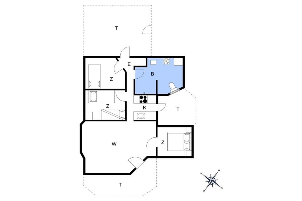 Innenausstattung 1-20 Ferienhaus 518, Lyngsletten 50, DK - 7620 Lemvig