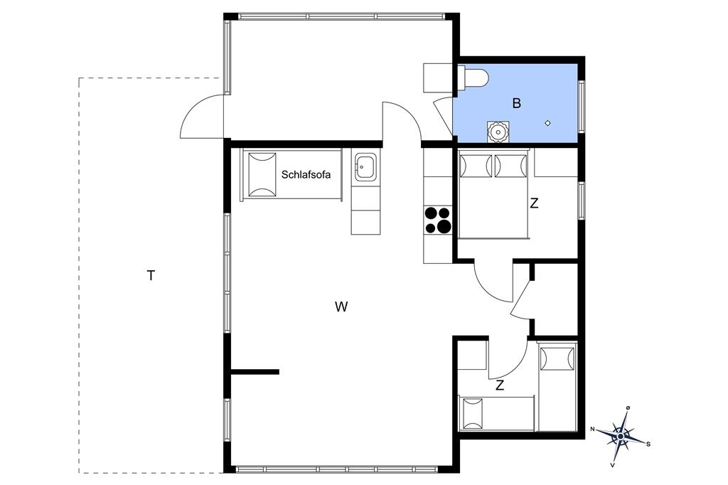 Indretning 1-19 Sommerhus 40116, Mirabellevej 10, DK - 7130 Juelsminde
