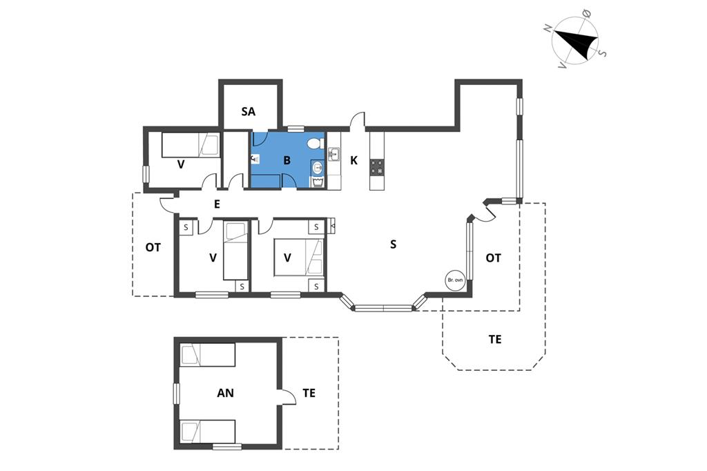 Indretning 1-23 Sommerhus 8459, Katamaranstien 3, DK - 8400 Ebeltoft
