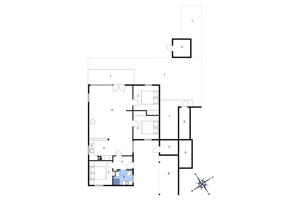 Interieur 1-3 Vakantiehuis M64525, Sitkavænget 22, DK - 5450 Otterup