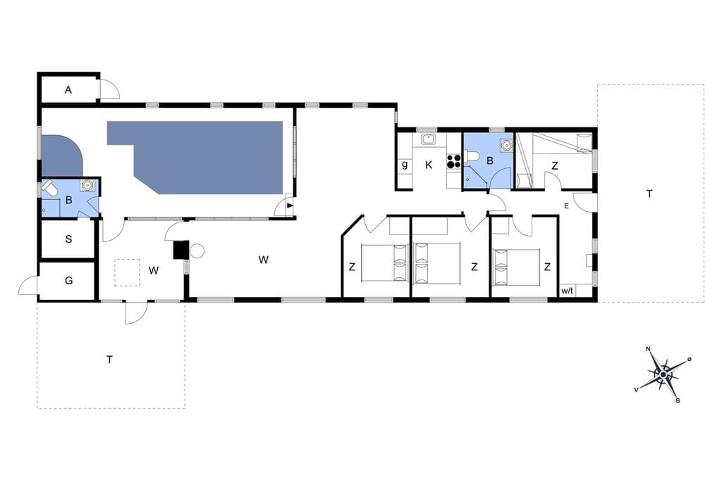 Indretning 1-13 Sommerhus 925, Klitstien 21, DK - 7700 Thisted