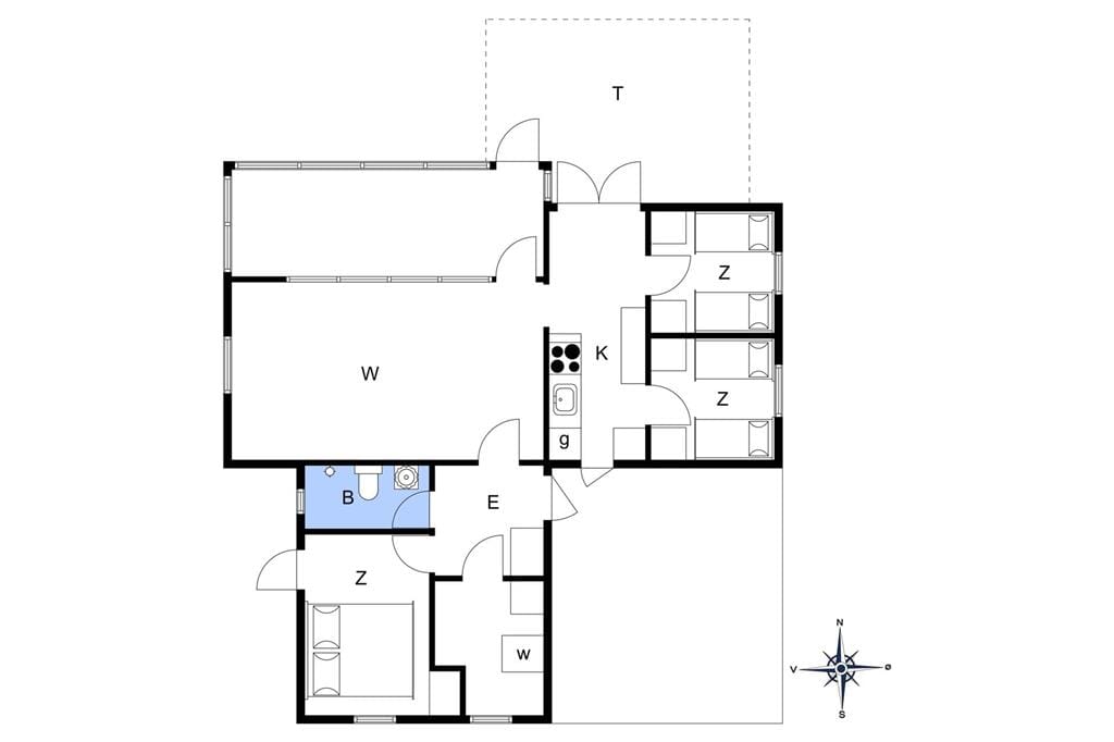 Interieur 1-26 Vakantiehuis K19077, Lodsvej 37, DK - 4591 Føllenslev