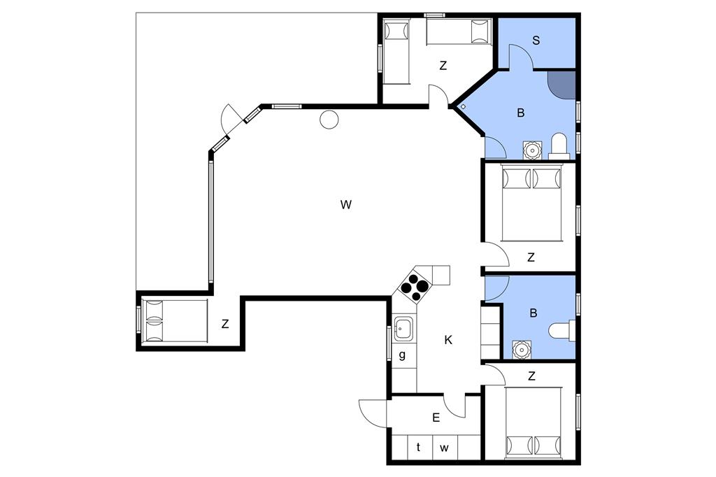 Interieur 1-3 Vakantiehuis M64371, Hyttevej 6, DK - 5464 Brenderup Fyn
