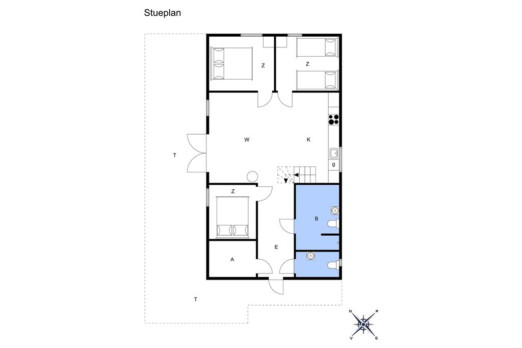Indretning 1-10 Sommerhus 4673, Nexøvej 37, DK - 3720 Aakirkeby