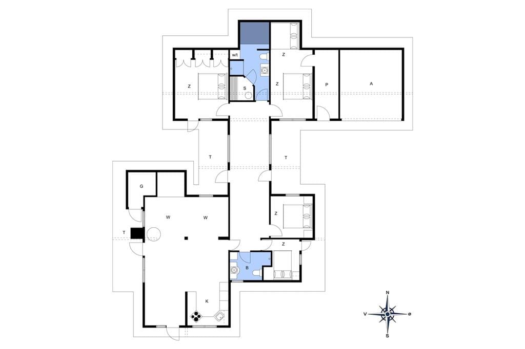 Indretning 1-14 Sommerhus 201, Kalundborgvej 21, DK - 9493 Saltum