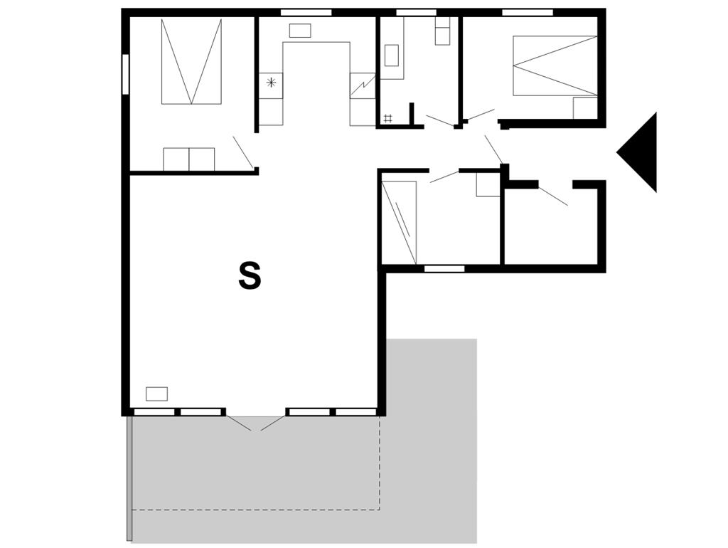 Indretning 1-175 Sommerhus 30070, Kløvervej 478, DK - 6990 Ulfborg