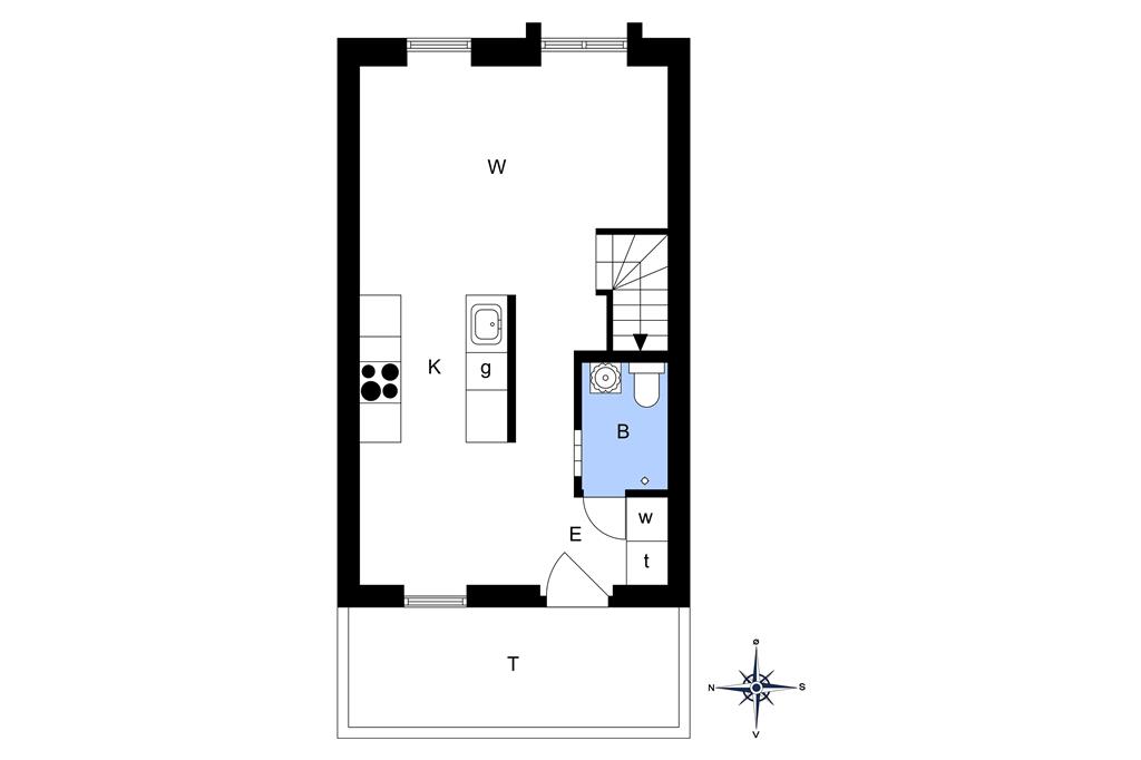 Indretning 1-148 Sommerhus TV1273, Tannisbugtvej 49, DK - 9881 Bindslev
