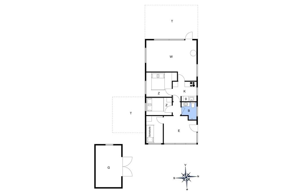 Indretning 1-3 Sommerhus L16234, Gerdasvej 6, DK - 9670 Løgstør