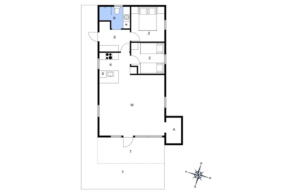 Innenausstattung 1-17 Ferienhaus 11190, Lynghækken 10, DK - 4500 Nykøbing Sj