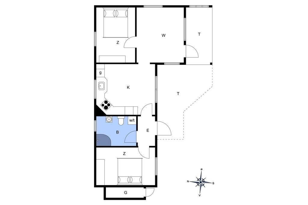 Innenausstattung 1-174 Ferienhaus M17025, Skovfyrvej 6, DK - 4873 Væggerløse