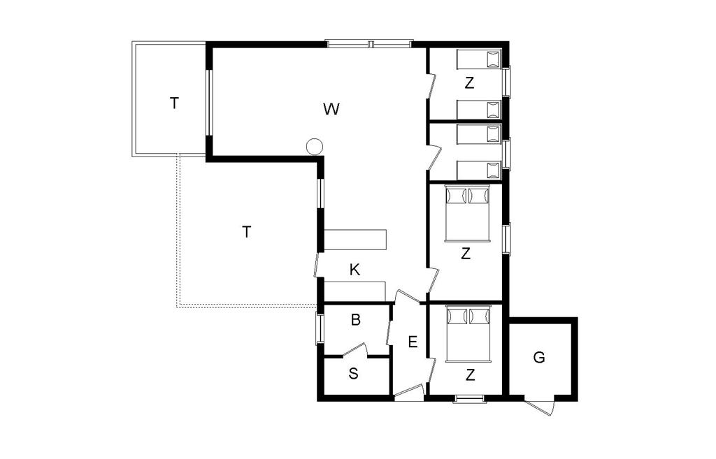 Indretning 1-20 Sommerhus 105, Neerlandiavej 114, DK - 7673 Harboøre