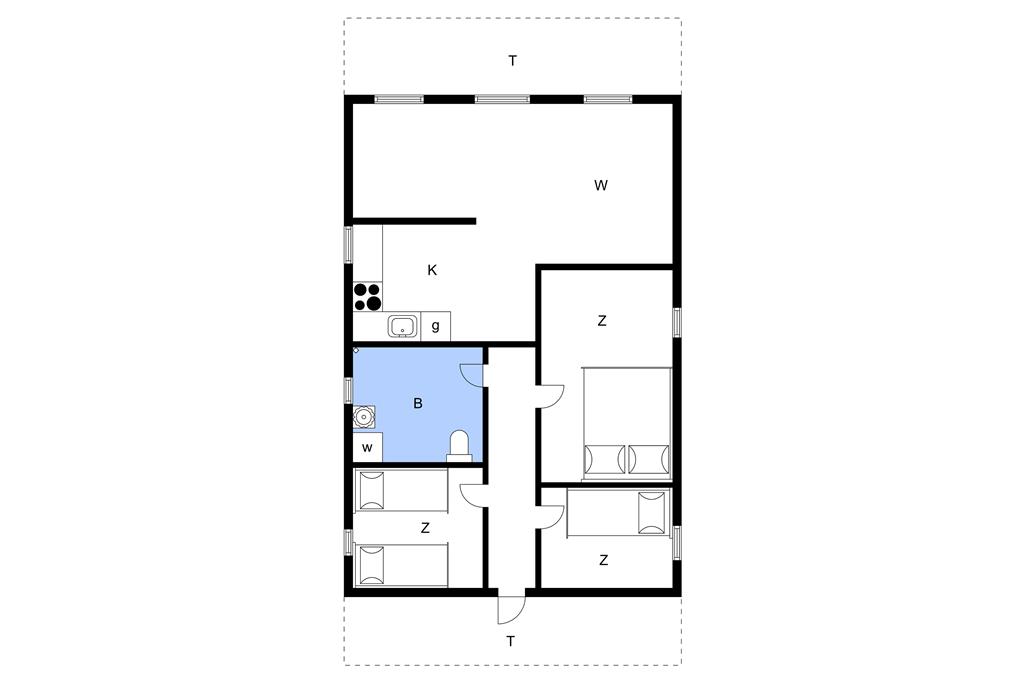 Innenausstattung 1-11 Ferienhaus 0386, Vestergade 3, DK - 6792 Rømø