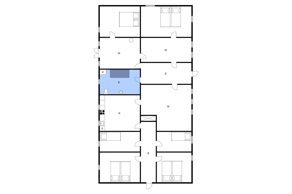 Innenausstattung 1-3 Ferienhaus M65974, Sundsgårdsvej 4, DK - 5750 Ringe