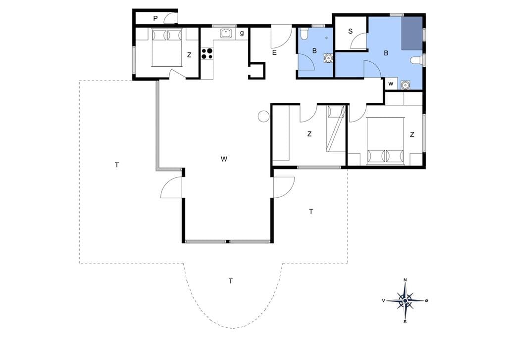 Innenausstattung 1-172 Ferienhaus JB402, Kronvildtvej 162, DK - 9460 Brovst