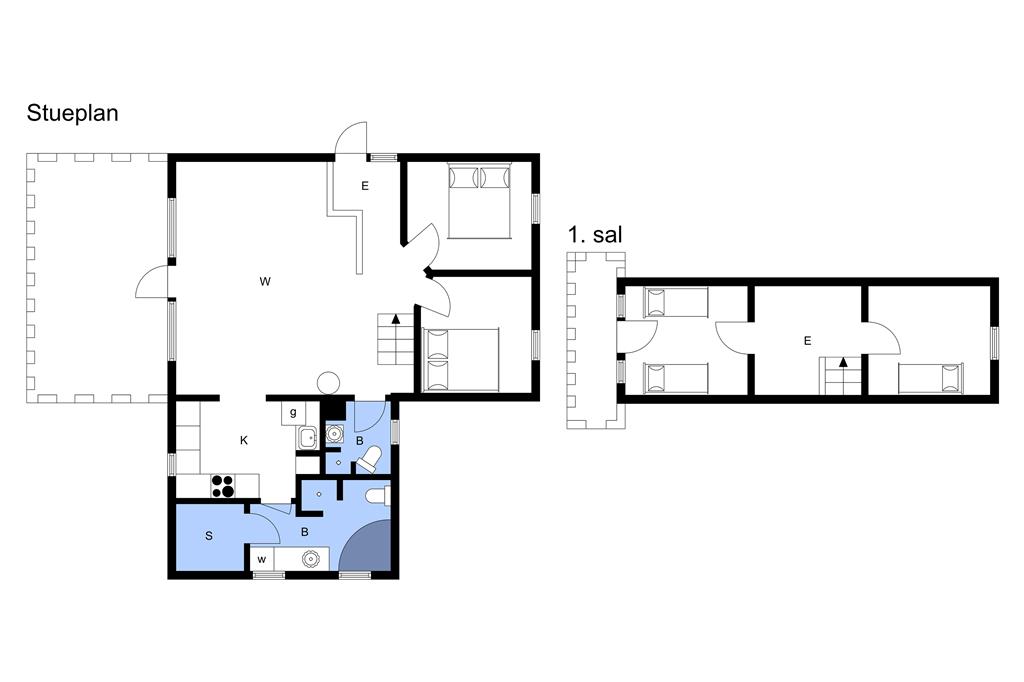 Interieur 1-3 Vakantiehuis M64137, Strandvænget 28, DK - 5400 Bogense