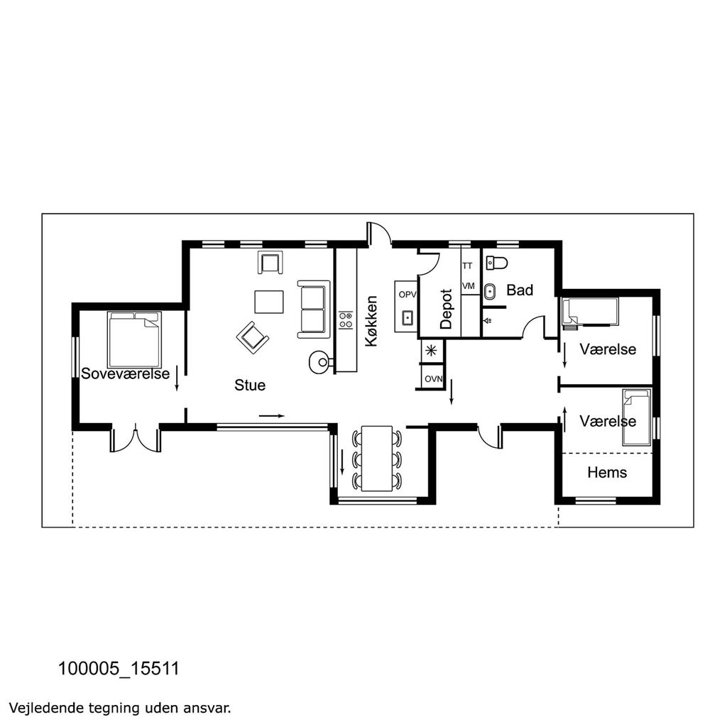 Innenausstattung 1-17 Ferienhaus 15511, Egebakken 55, DK - 4550 Asnæs