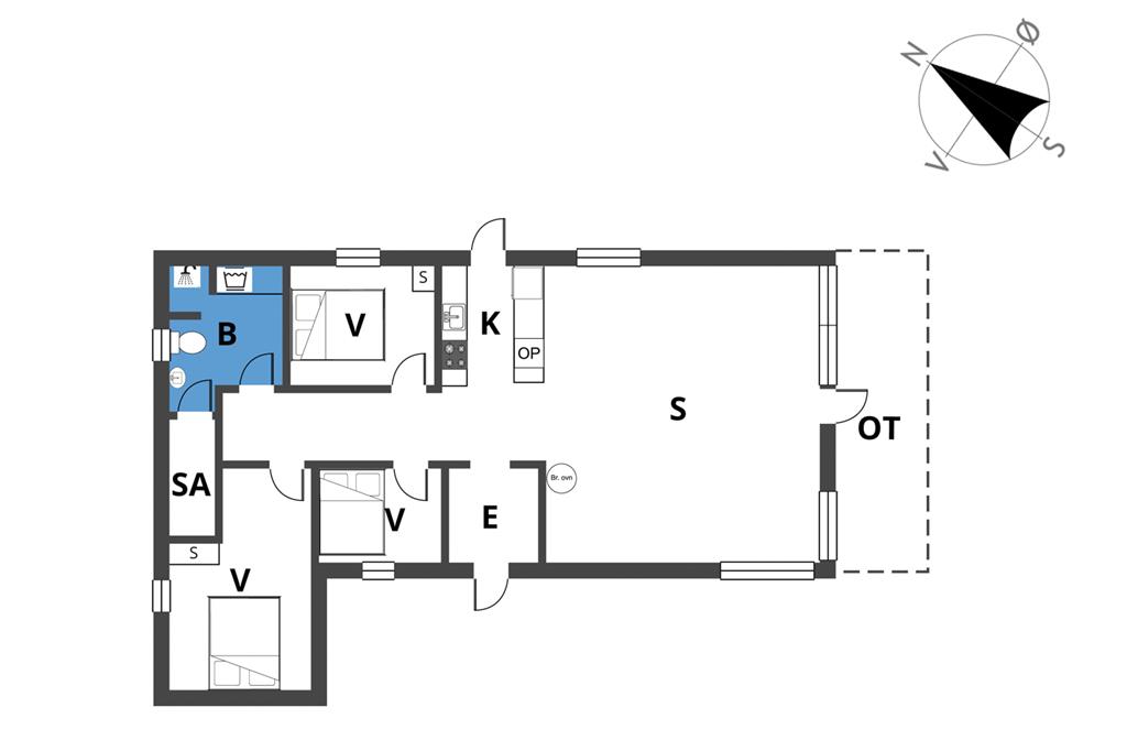 Innenausstattung 1-23 Ferienhaus 8807, Østre Klitvej 33, DK - 8585 Glesborg