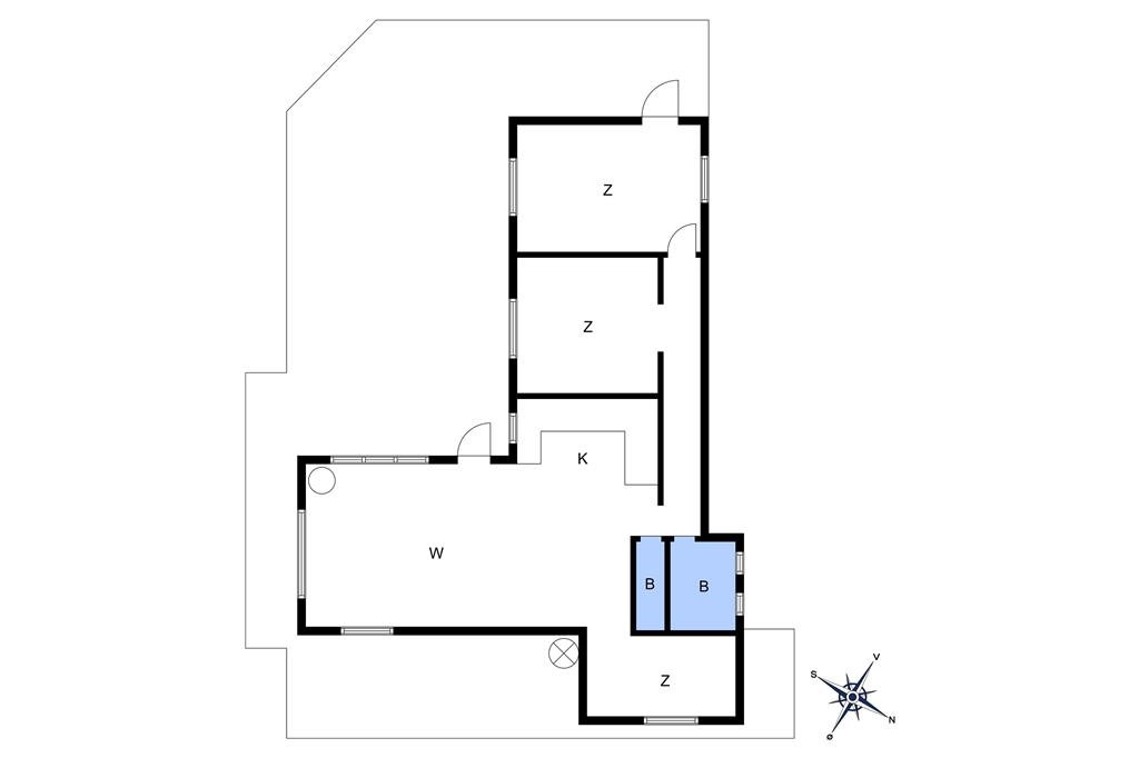 Indretning 1-10 Sommerhus 4701, Boderne 60, DK - 3720 Aakirkeby