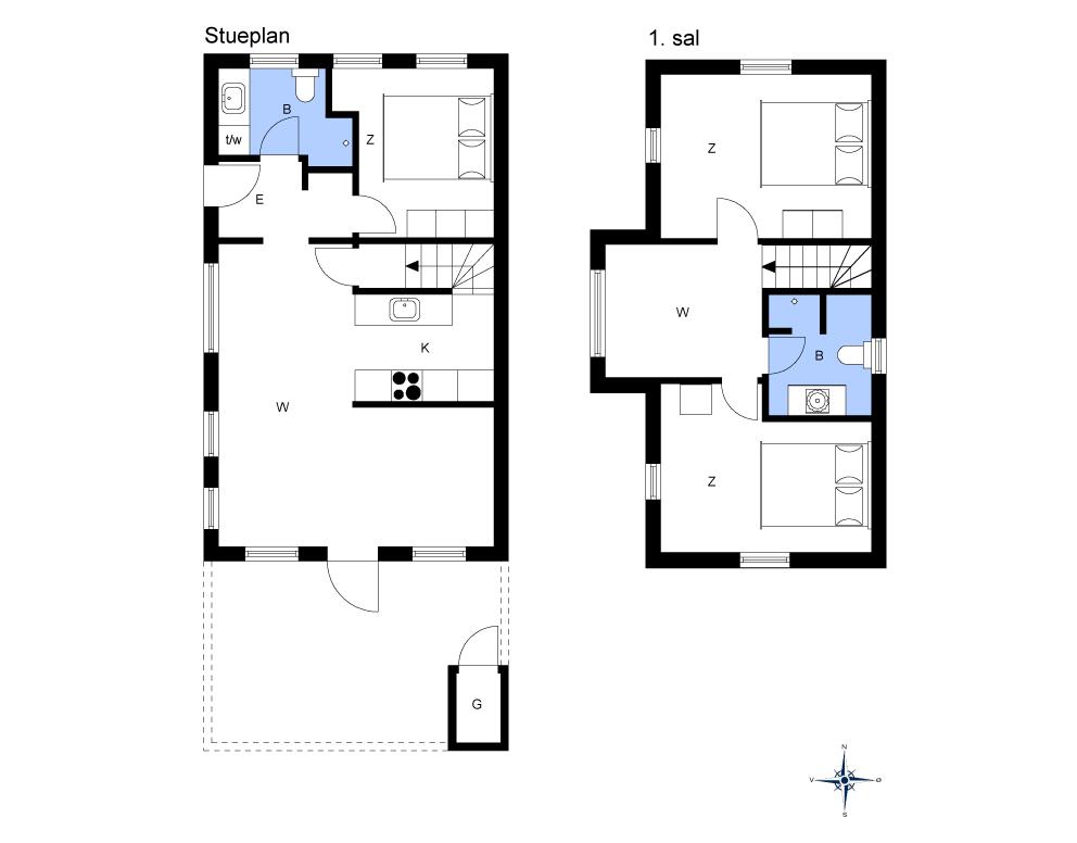 Innenausstattung 1-14 Ferienhaus 1114, Josefines Have 71, DK - 9480 Løkken