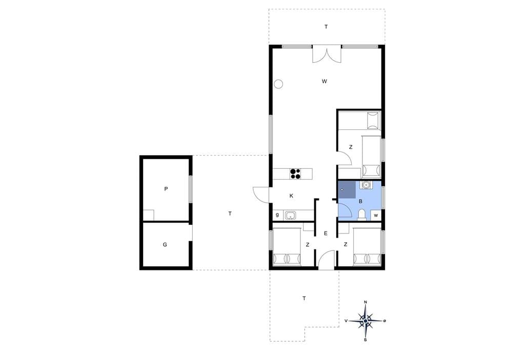 Indretning 1-13 Sommerhus 915, P. Bolesens Vej 11, DK - 7700 Thisted