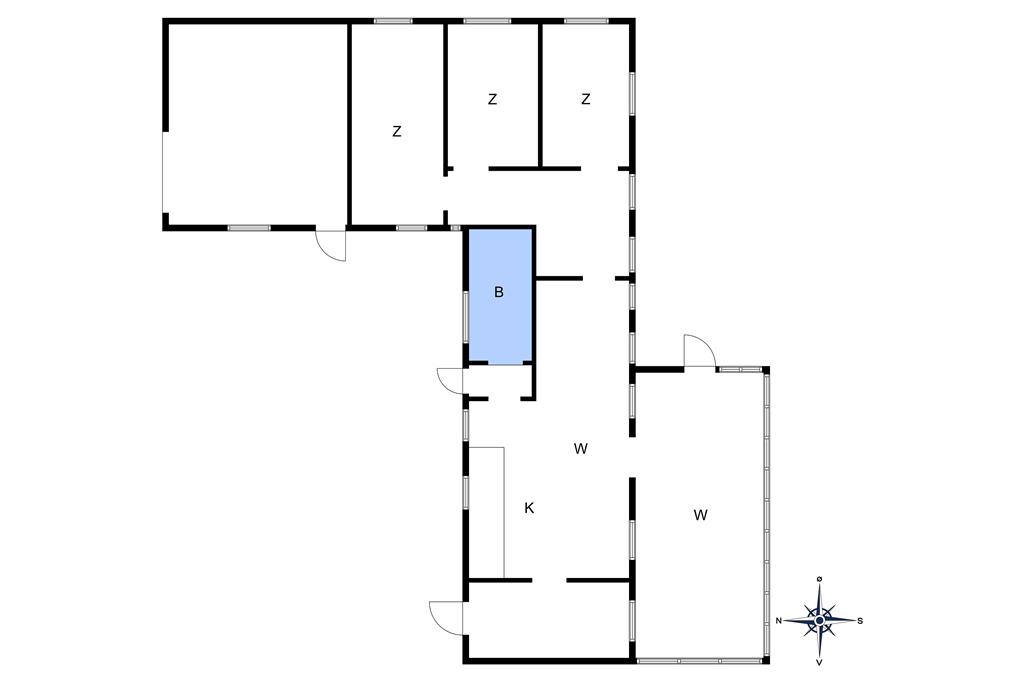 Indretning 1-10 Sommerhus 3630, Kannikegårdsvej 23, DK - 3730 Nexø