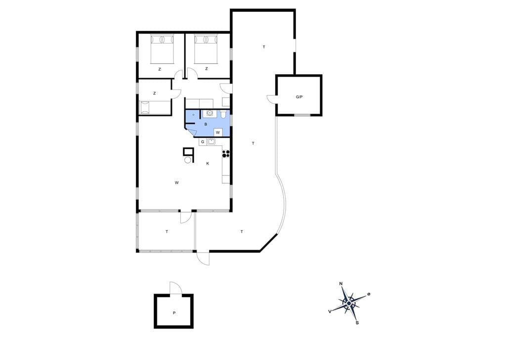 Innenausstattung 1-13 Ferienhaus 713, Tranebærvej 10, DK - 7700 Thisted