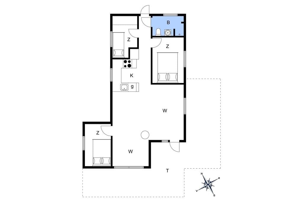 Indretning 1-22 Sommerhus C11120, Horsfold 110, DK - 6893 Hemmet