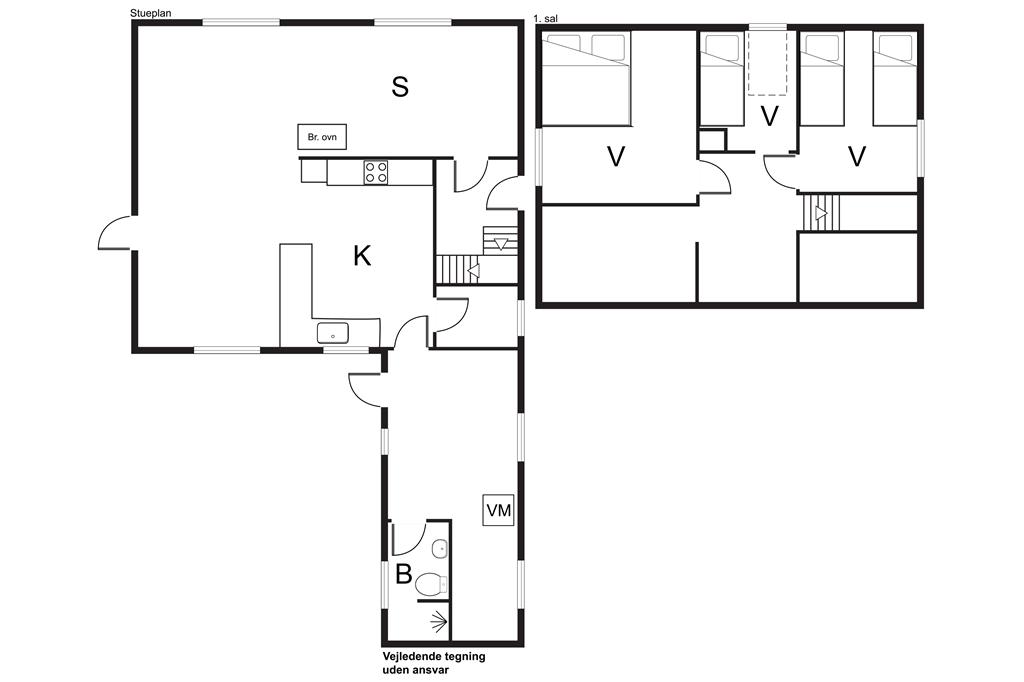 Interieur 1-170 Vakantiehuis 20402, Mågevej 6, DK - 8305 Samsø