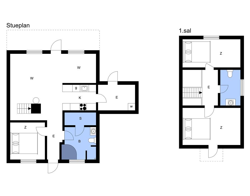 Indretning 1-3 Sommerhus M64357, Strandgårdsvej 207, DK - 5464 Brenderup Fyn