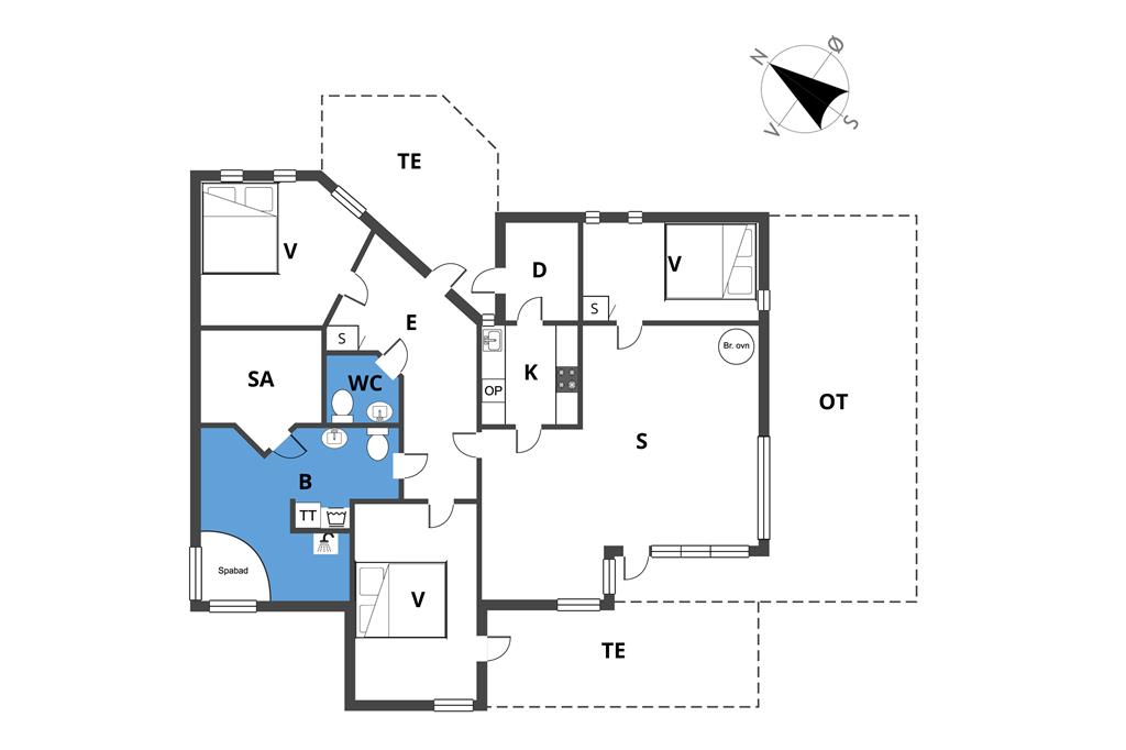 Indretning 1-23 Sommerhus 8490, Bjarkes Grund 29, DK - 8400 Ebeltoft