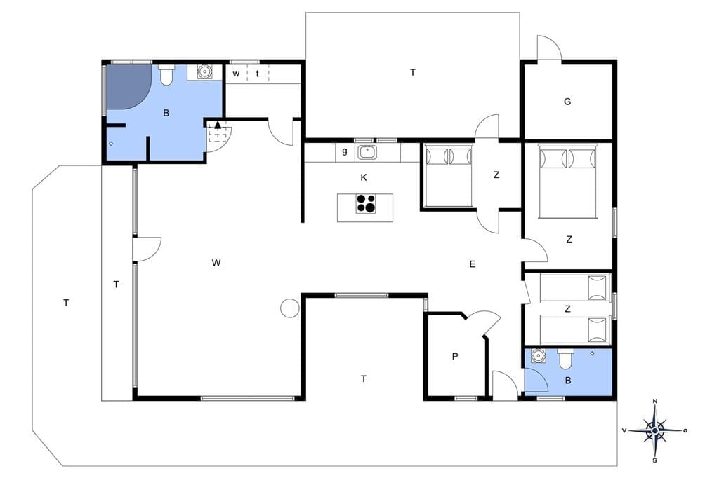 Indretning 1-178 Sommerhus LN75708, Jollevej 4, DK - 9800 Hjørring
