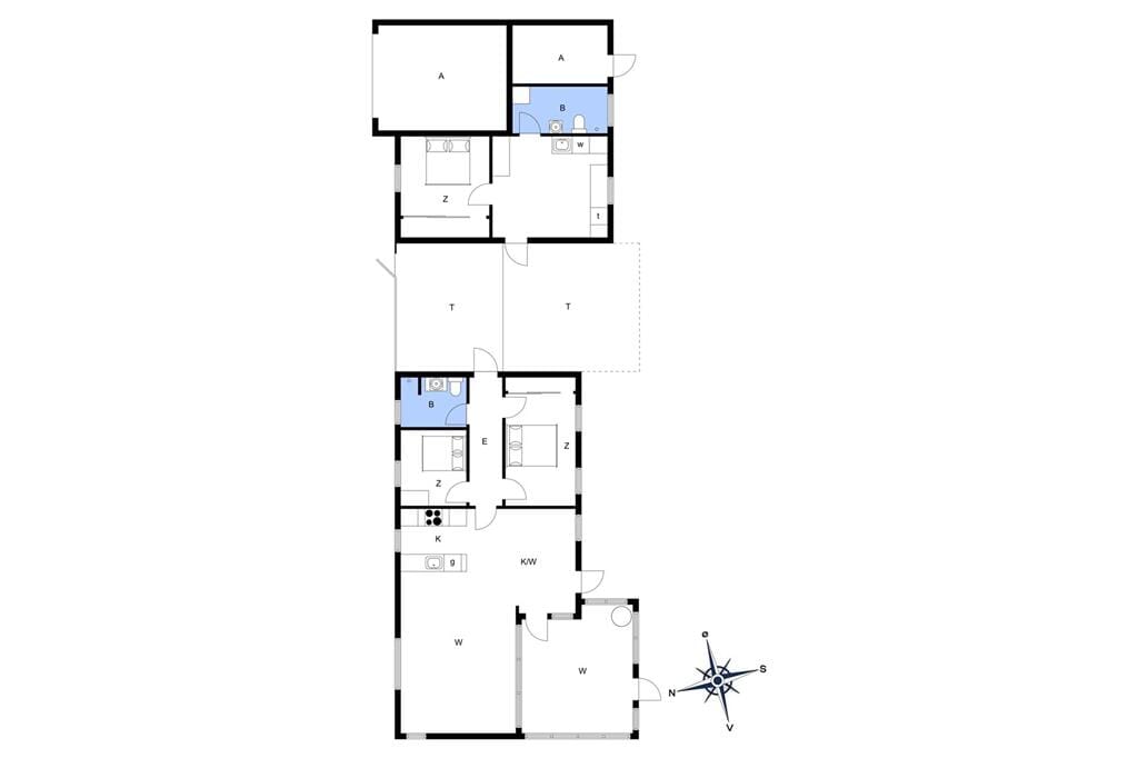 Interieur 1-14 Vakantiehuis 1605, Solbakkevej 12, DK - 9492 Blokhus