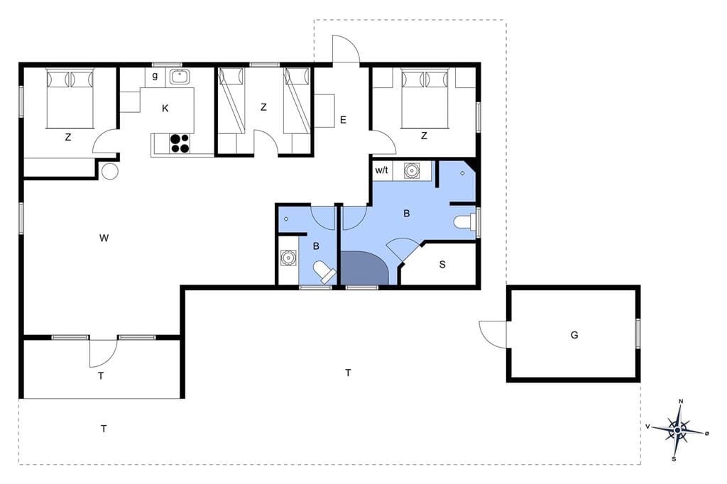 Interieur 1-175 Vakantiehuis 10715, Gaffelbjergvej 41, DK - 6990 Ulfborg