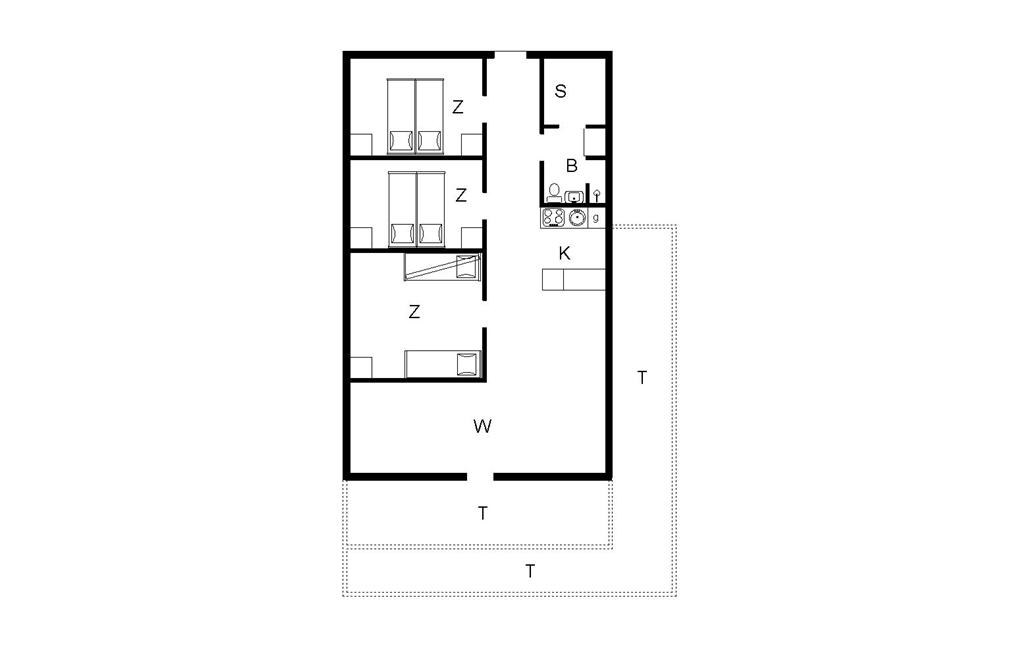 Innenausstattung 1-20 Ferienhaus 103, Neerlandiavej 2, DK - 7673 Harboøre