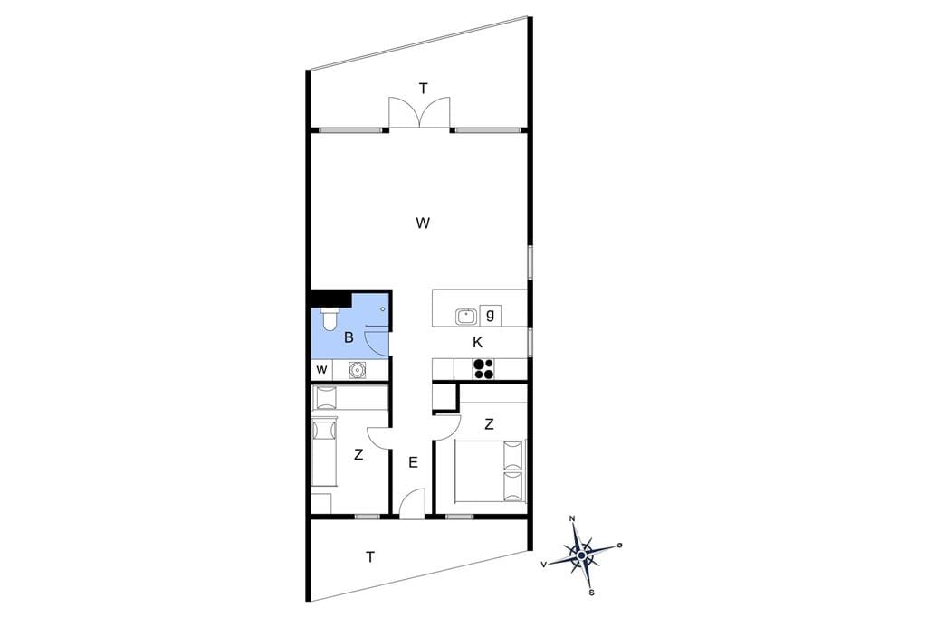 Indretning 1-13 Sommerhus 783, Havstokken 10, DK - 7700 Thisted