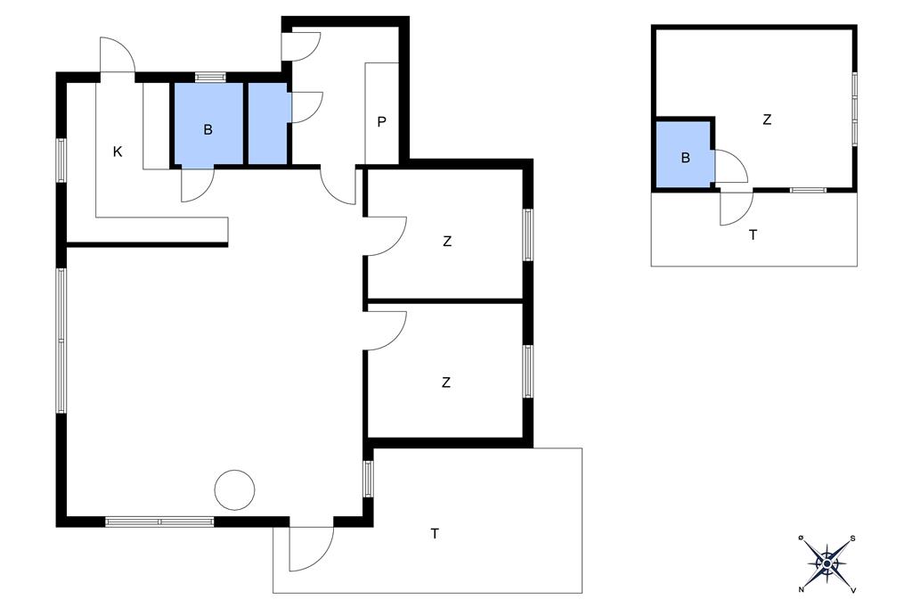 Indretning 1-10 Sommerhus 6622, Hammershusvej 79, DK - 3770 Allinge