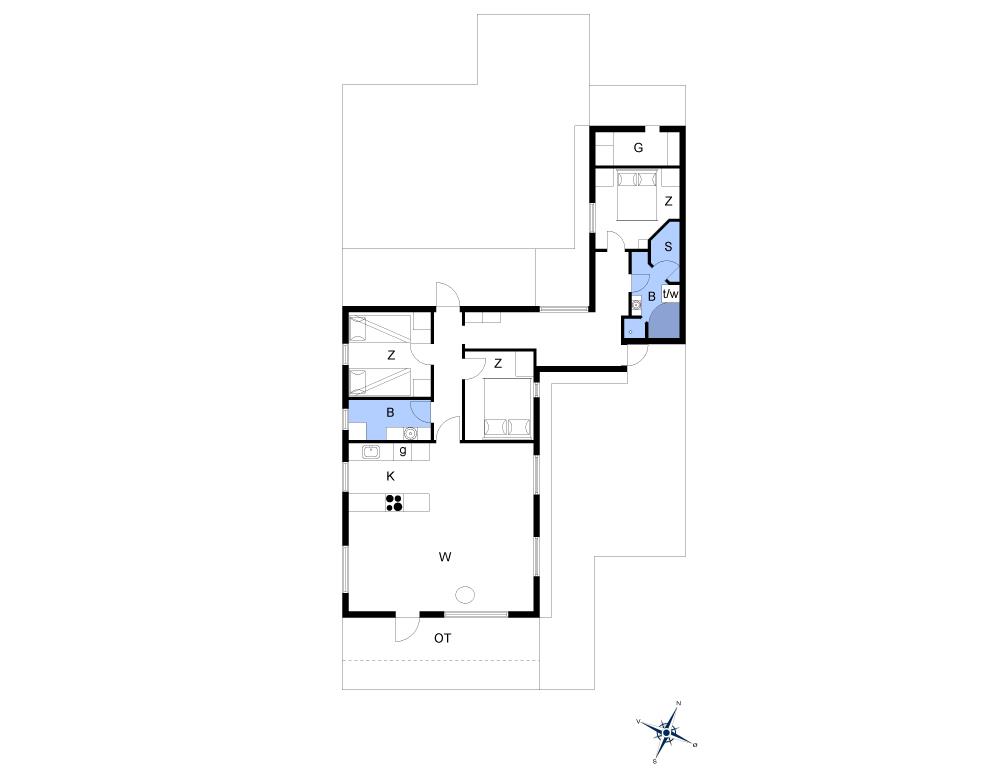 Interieur 1-14 Vakantiehuis 1032, Fladen Grund 3, DK - 9800 Hjørring