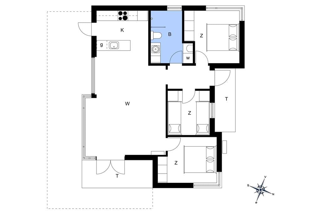 Indretning 1-1336 Sommerhus 1181-N, Revlingsvinget 13, DK - 3300 Frederiksværk