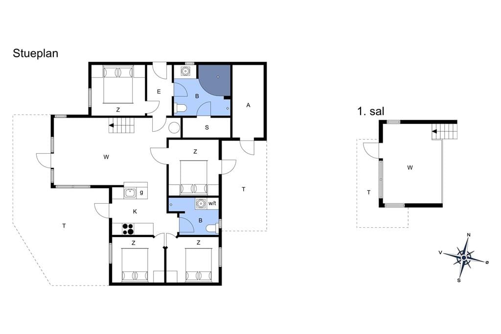 Indretning 1-3 Sommerhus M65921, Mosegården 43, DK - 5600 Faaborg