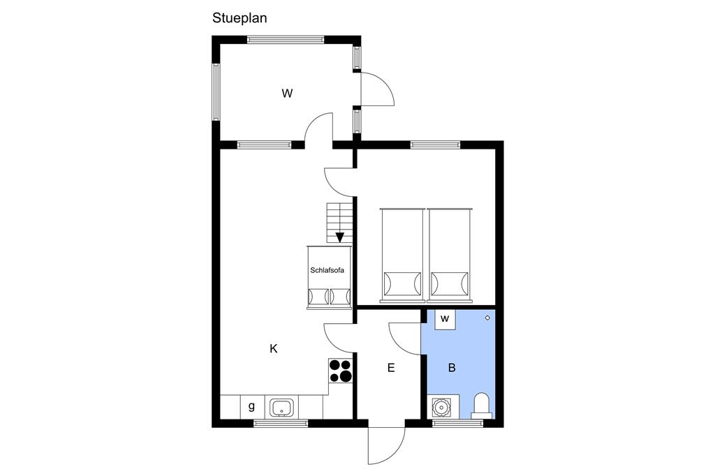 Indretning 1-3 Sommerhus M63019, Blangstedgårds Alle 81, DK - 5220 Odense SØ
