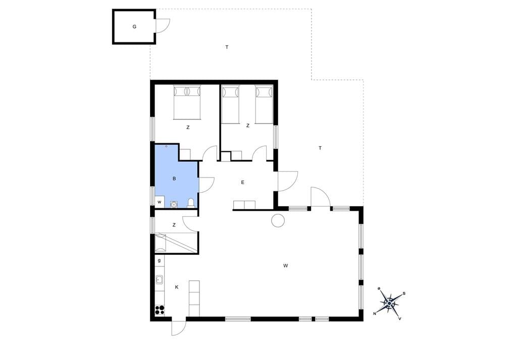 Indretning 1-13 Sommerhus 912, Åstien 17, DK - 7700 Thisted