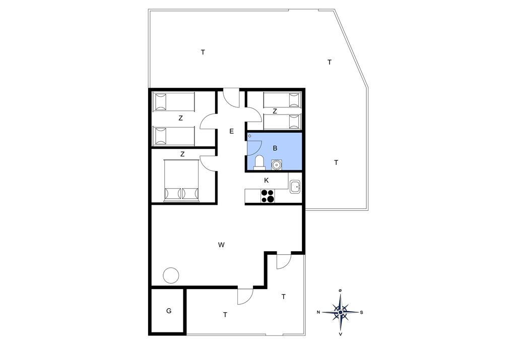 Innenausstattung 1-20 Ferienhaus 171, Værmlandvej 14, DK - 7673 Harboøre