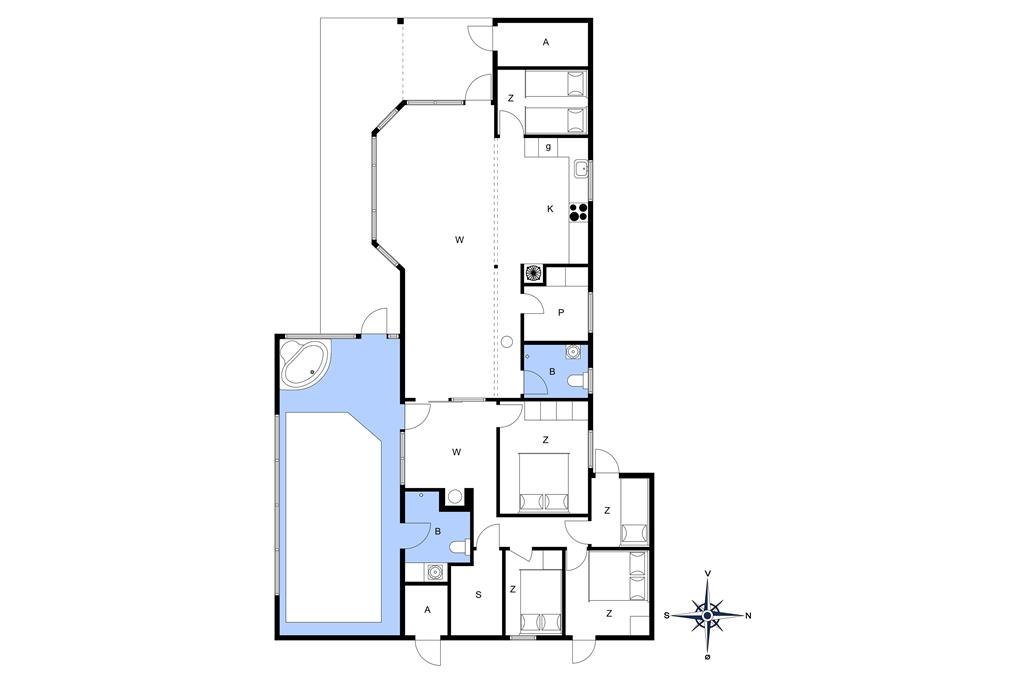 Interieur 1-176 Vakantiehuis BL1161, Bloksbjerg 100, DK - 9492 Blokhus